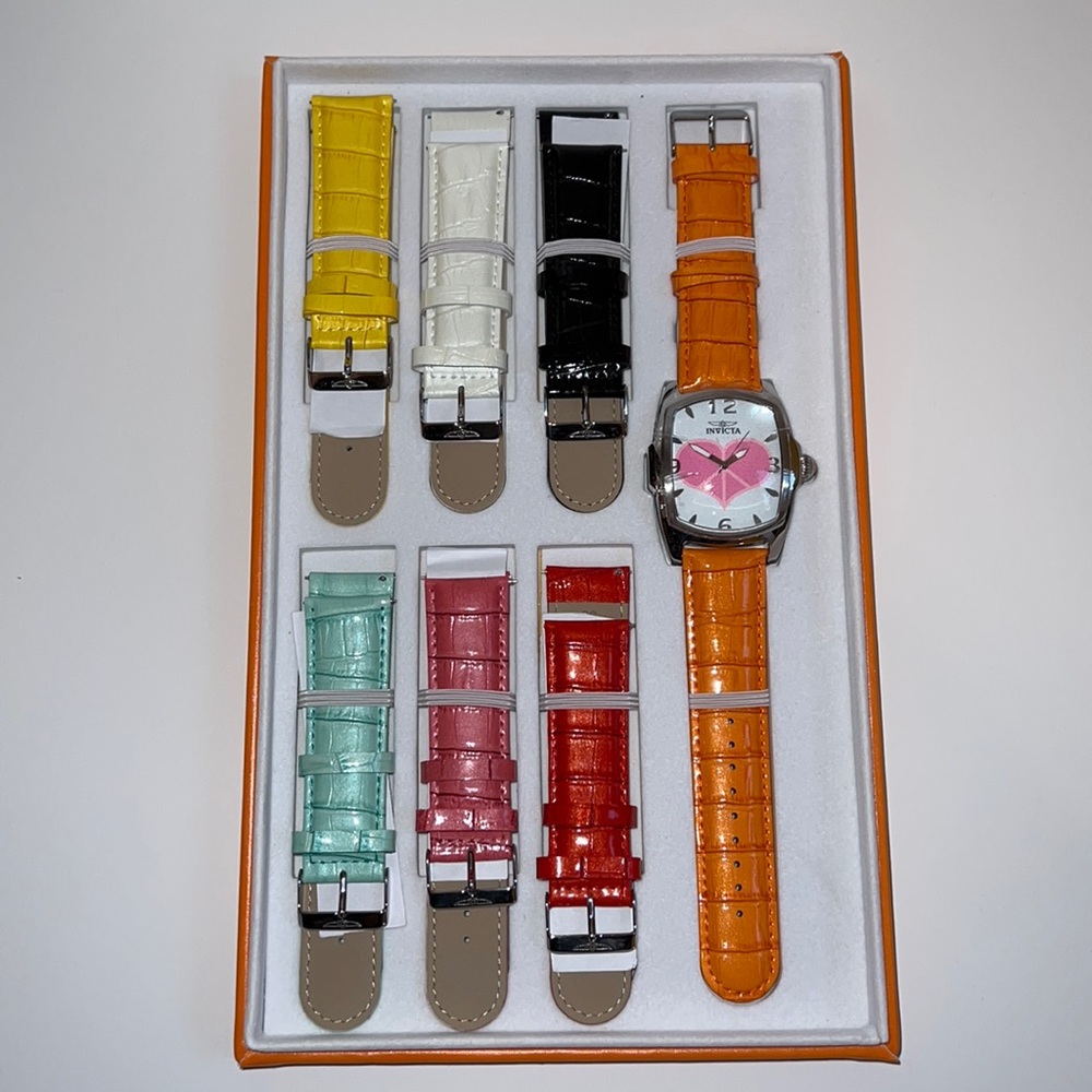 Invicta Watch with 7 Different Band Colors